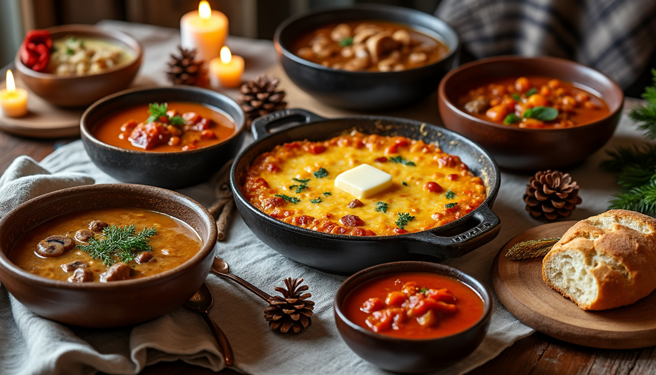 découvrez nos idées de plats d'hiver réconfortants pour vous réchauffer et affronter le froid avec gourmandise.
