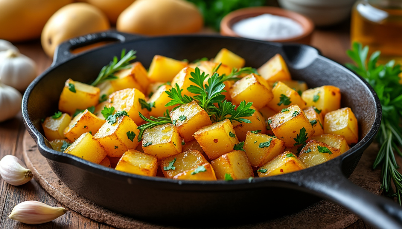découvrez notre recette facile de pommes de terre sautées pour des pommes de terre croustillantes et savoureuses à chaque fois. suivez nos astuces pour réussir à coup sûr ce classique de la cuisine.
