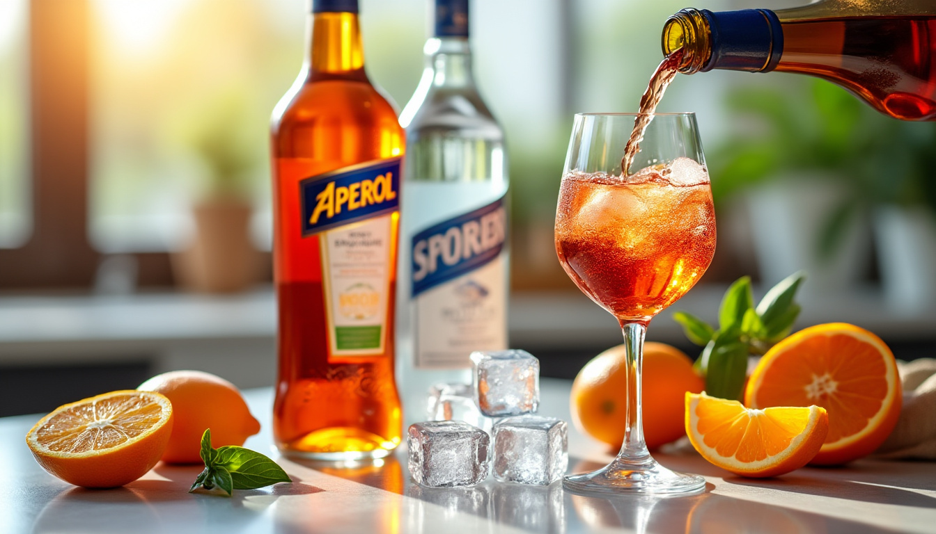 apprenez à préparer un spritz, cocktail italien rafraîchissant, avec notre recette facile et rapide à réaliser chez vous pour des moments conviviaux.