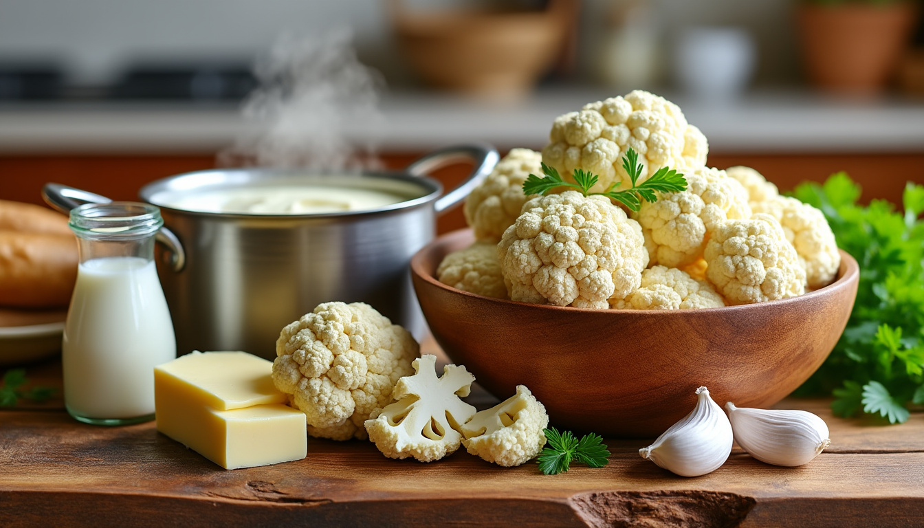 découvrez notre guide simple pour préparer une purée de chou-fleur onctueuse et savoureuse, idéale pour accompagner vos plats avec douceur et légèreté.