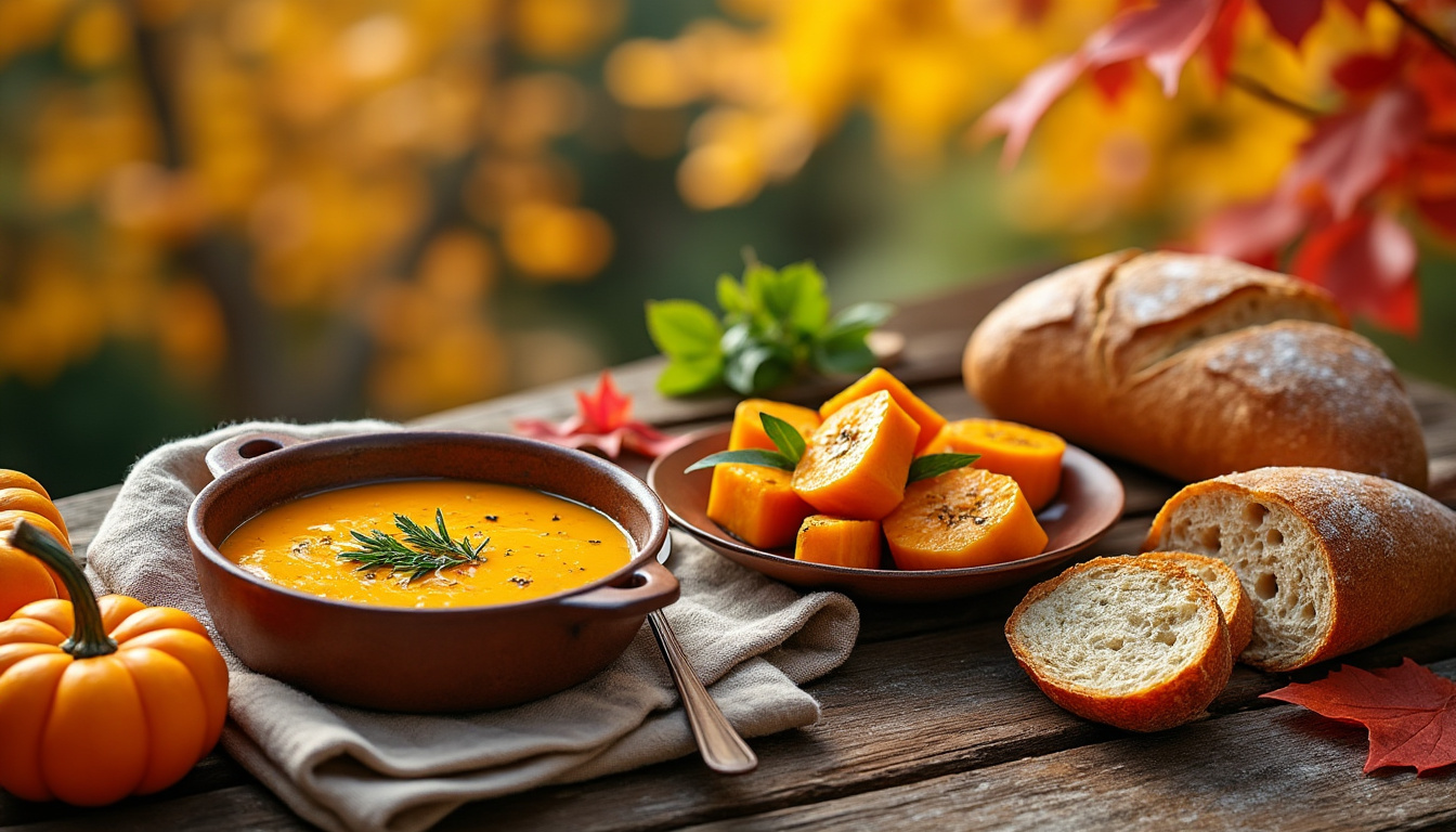 découvrez une recette facile et savoureuse à base de potimarron, parfaite pour réchauffer vos repas d'automne avec des saveurs douces et réconfortantes.