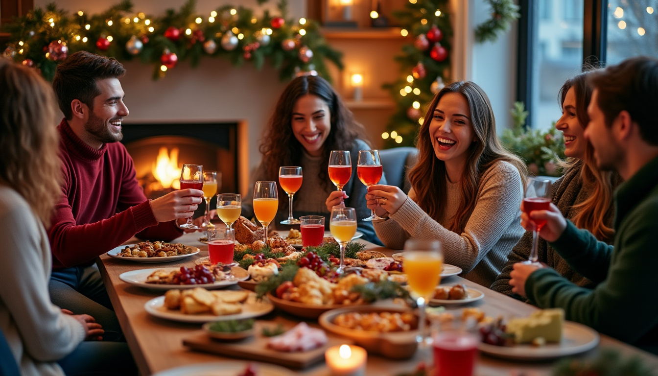 découvrez nos conseils pour organiser un apéritif de noël convivial et réussi, avec des idées de décoration, recettes festives et astuces pour une ambiance chaleureuse entre amis et famille.