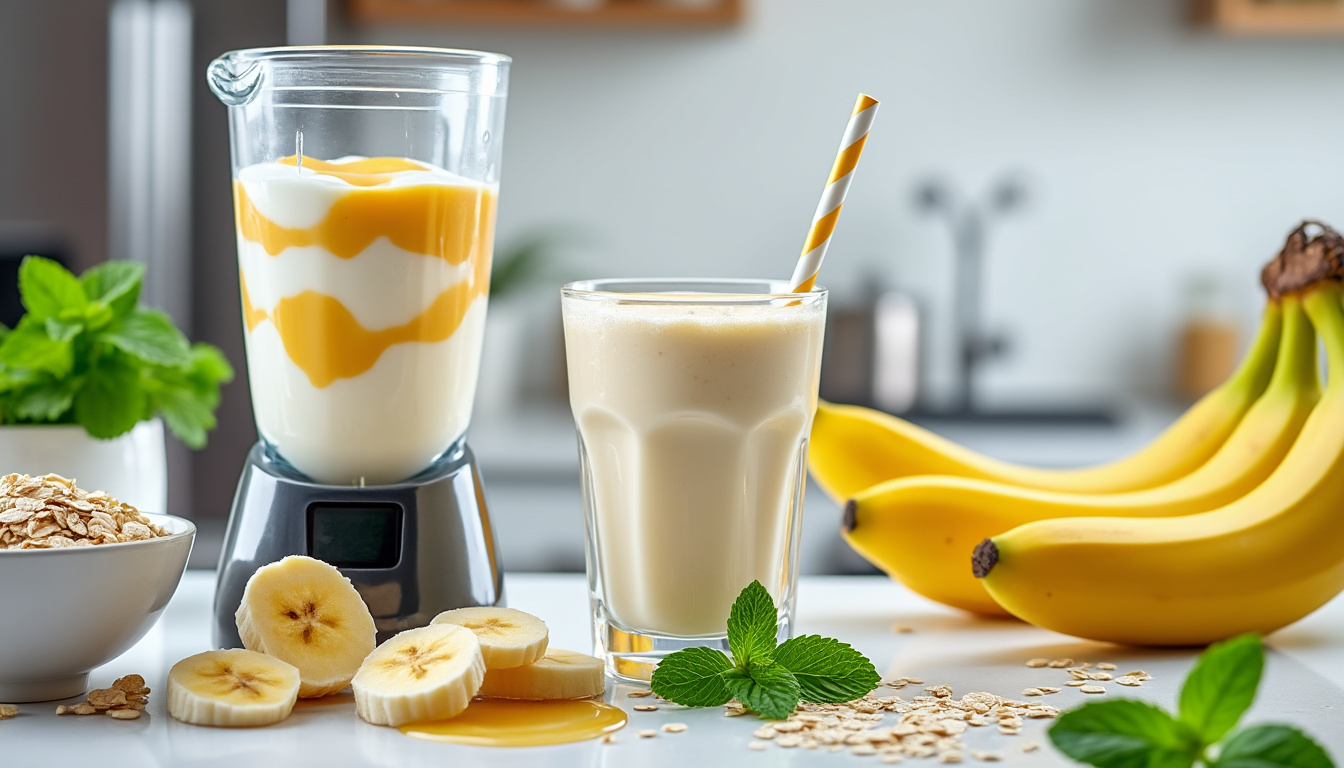 découvrez comment préparer un smoothie à la banane délicieux et facile en quelques étapes simples. une recette rapide pour un goûter sain et savoureux.